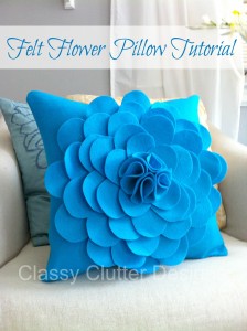 turquoise felt flower pillow_pinterest.jpg