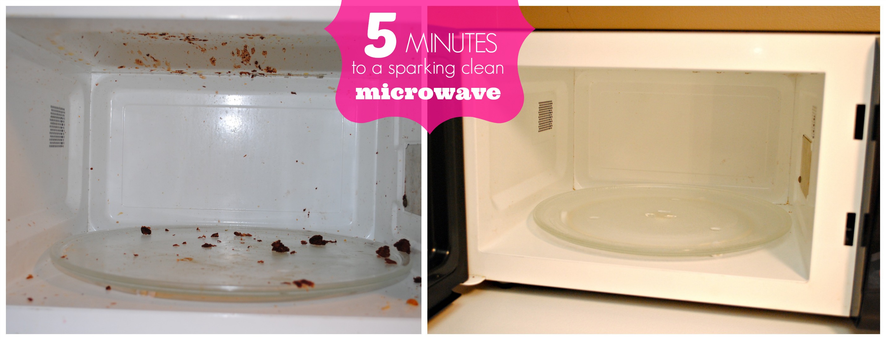 How to clean microwave