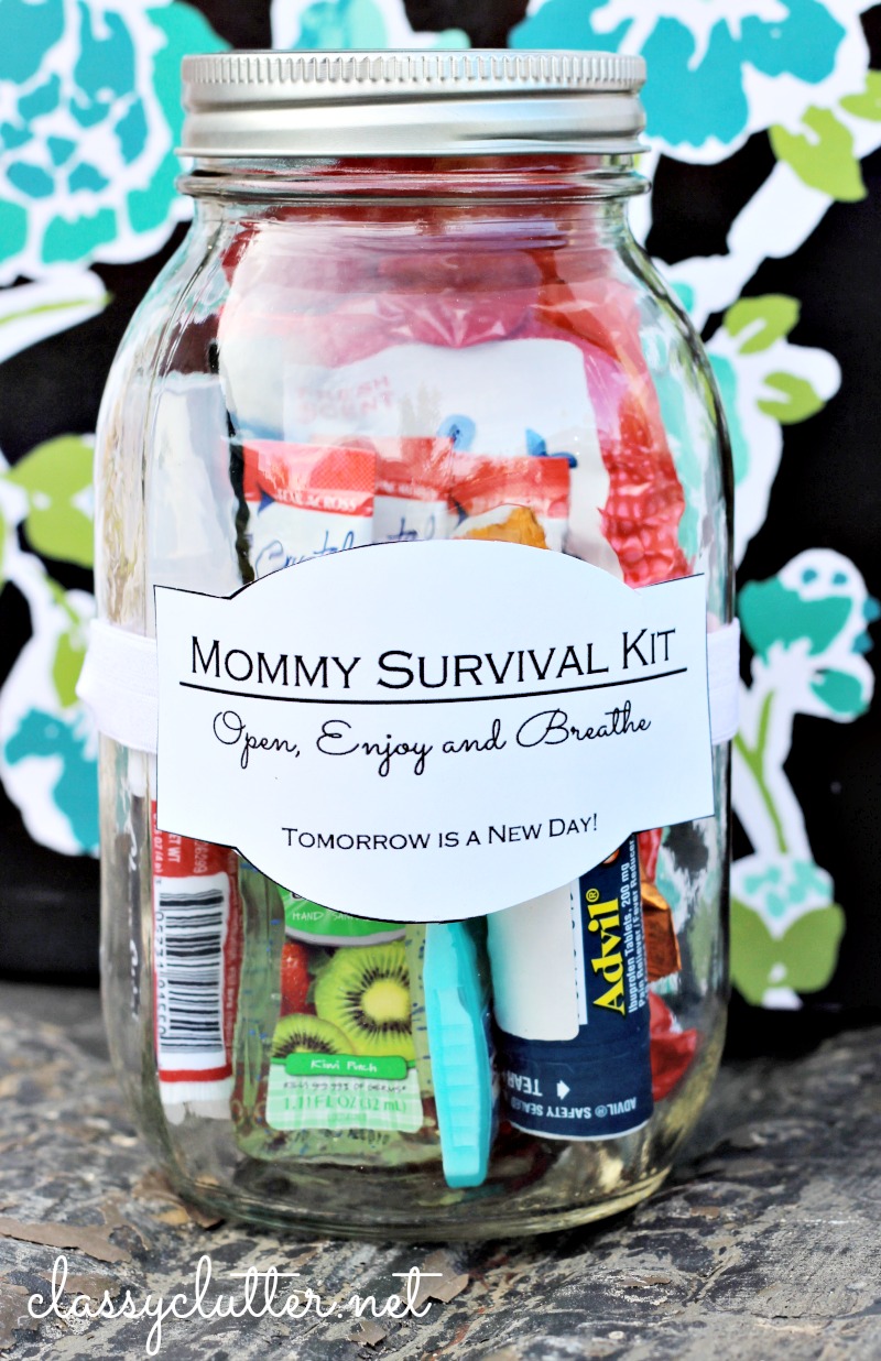 survival kit for new mums