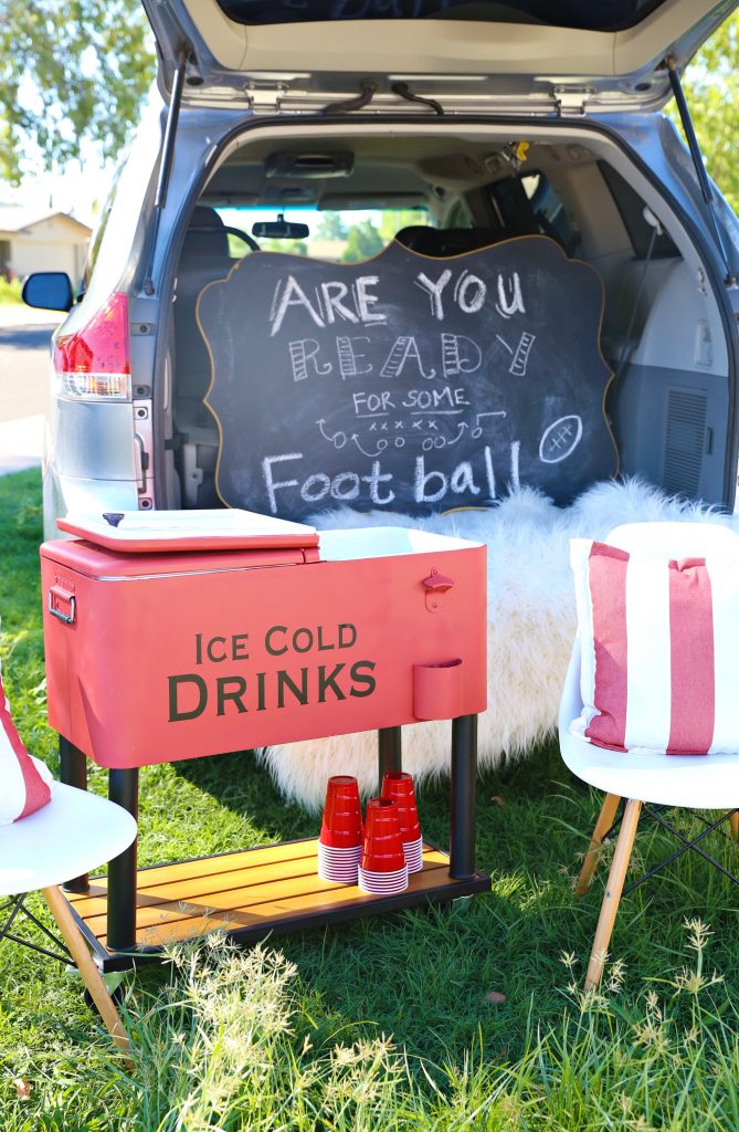DIY Drink Cooler - Perfect for a Tailgating Party! - Classy Clutter