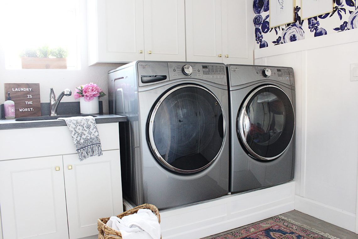 Park Home Reno: Laundry Room Makeover - Classy Clutter