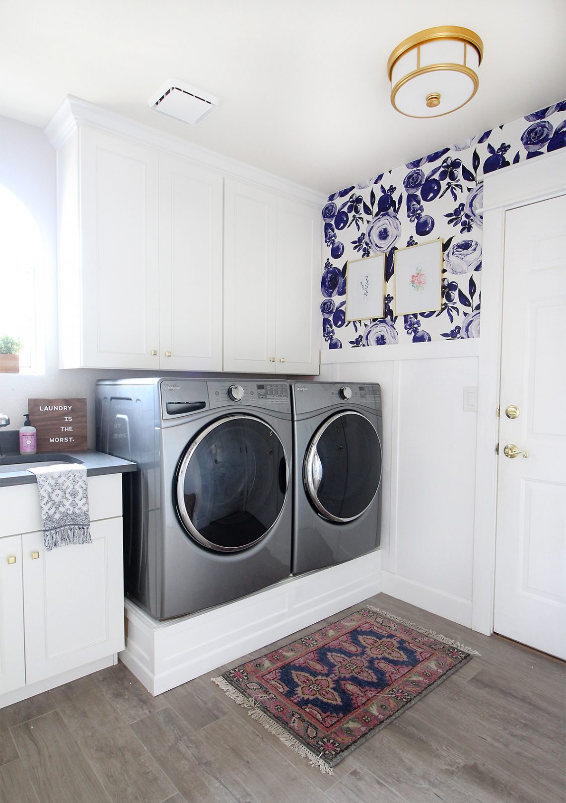Park Home Reno: DIY Laundry Pedestal - Classy Clutter
