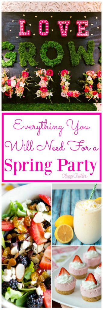 Everything You Need For a Spring Party - Classy Clutter