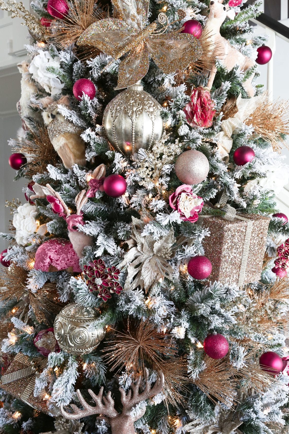DIY Christmas Tree - Savannah's Pink Christmas Tree